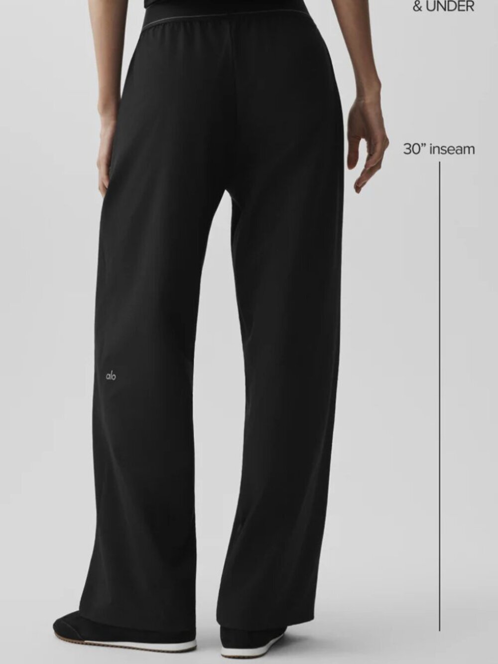 💁‍♀️💖NWT ALO Yoga Suit Up Trouser Black  (Regular) 30 inches Women's pants - Picture 8 of 8